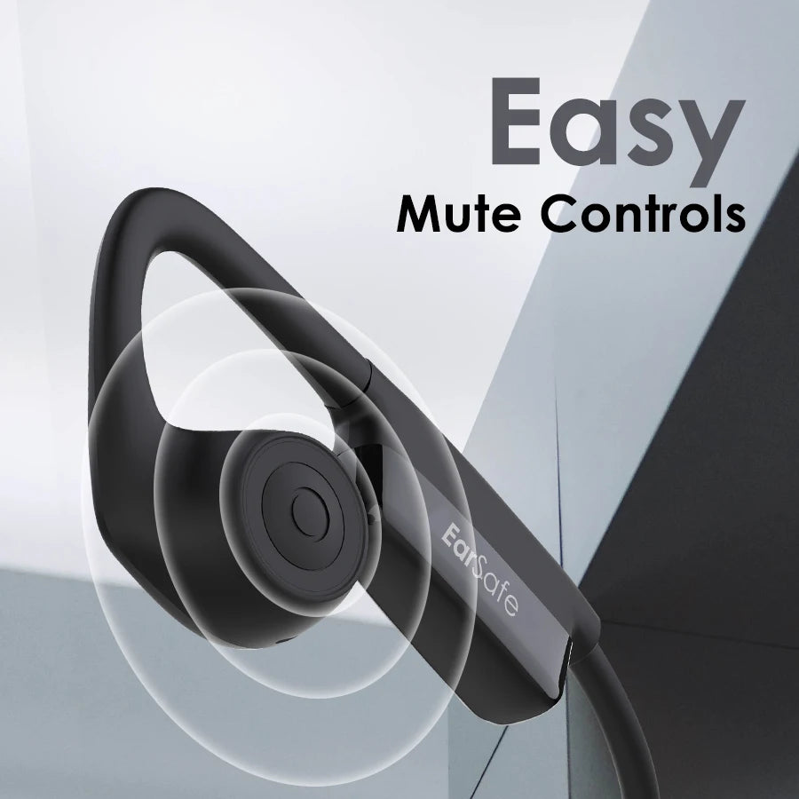 NG EarSafe Comm 2.0 Noise Cancelling Open Ear Headphones With Mic