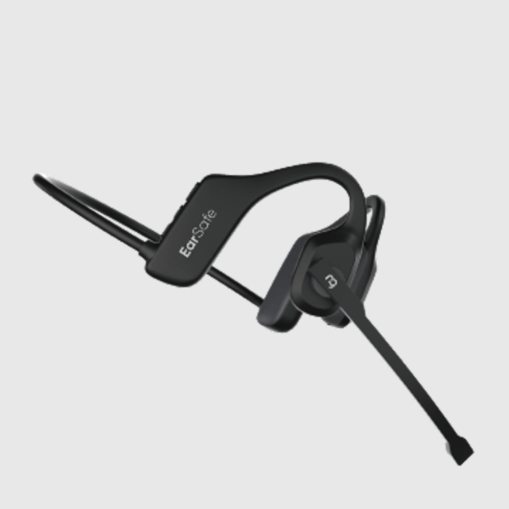 NG EarSafe Comm Open Ear Headphones With Noise Canceling Boom mic