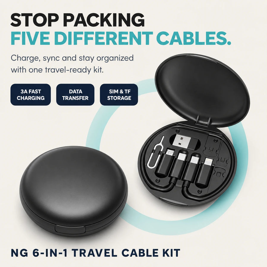NG 6-in-1 Travel Adapter Kit - 6