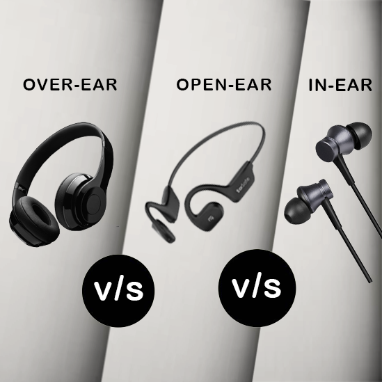 Open-Ear vs. In-Ear vs. Over-Ear Headphones: Types Compared – NG ...