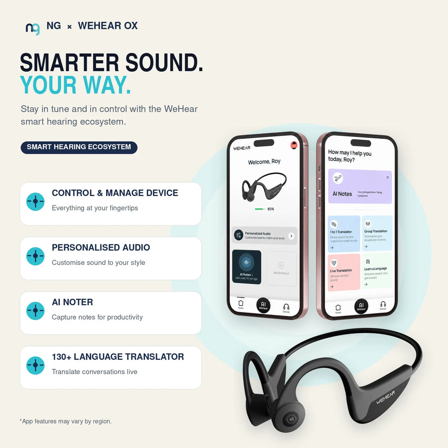 NG x WeHear OX — AI companion features