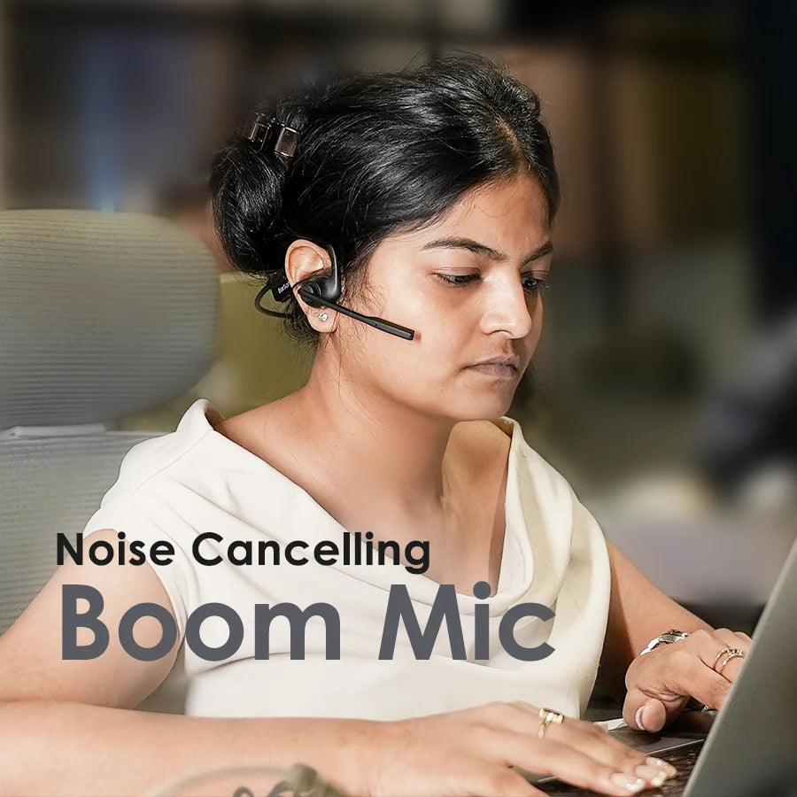 NG EarSafe Comm 2.0 Noise Cancelling Open Ear Headphones With Mic