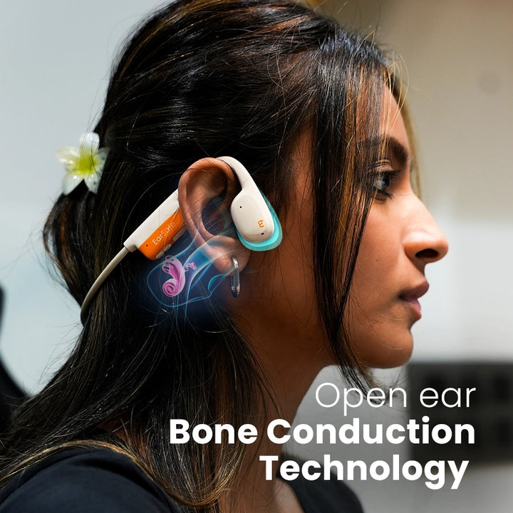 Open Ear Bone Conduction Headphones – NG EarSafe Pro Mini