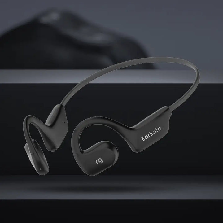 Open ear wireless earbuds in charging case with 9 plus 26 hours long battery life