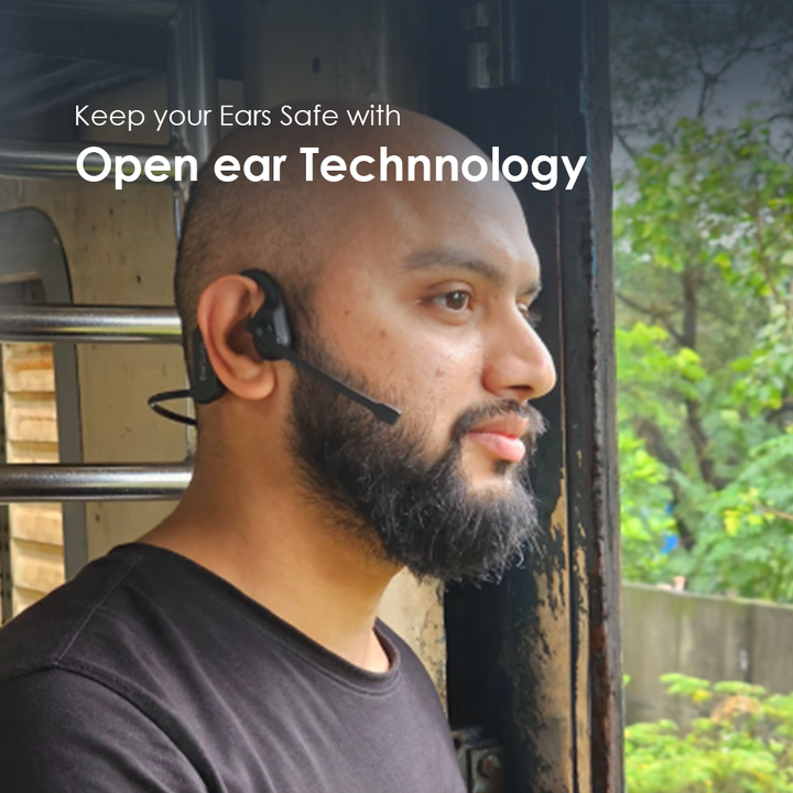 Keep your ears safe with NG EarSafe Comm open ear technology, designed for ambient sound awareness.