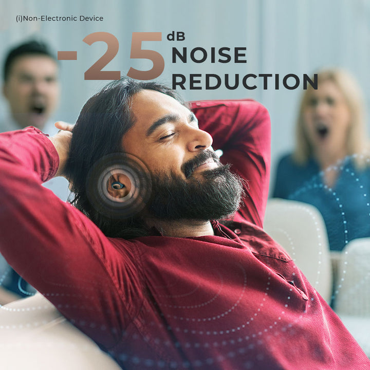 Reusable noise reduction earplugs for concerts – NG EarSafe protects hearing with -25 dB reduction