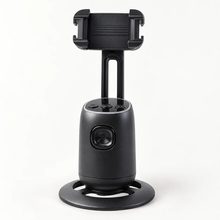 NG FollowMe 360 AI face tracking phone holder, front view