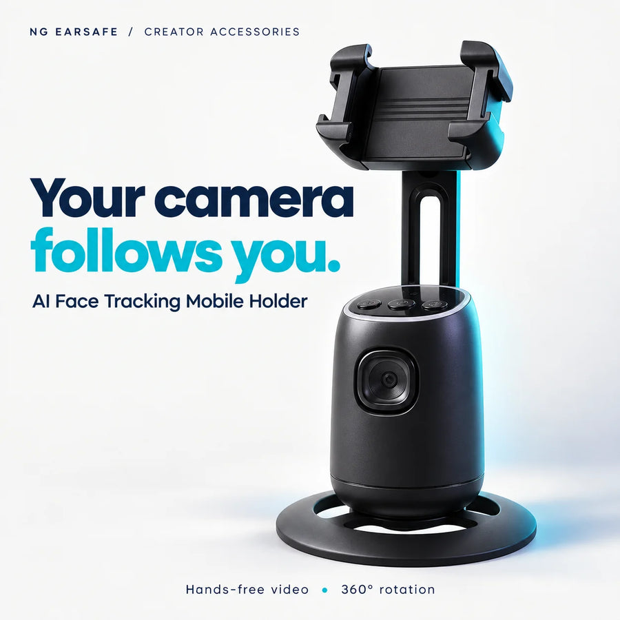 NG FollowMe 360 — your camera follows you, hands-free video with 360° rotation