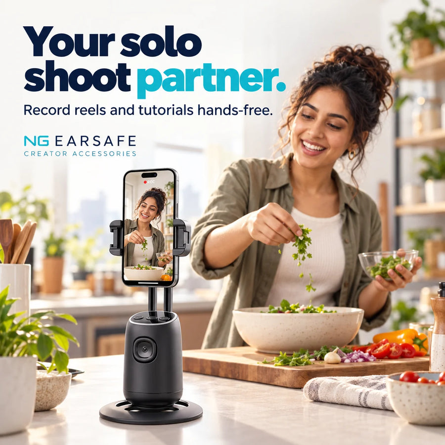 Recording a cooking reel hands-free with NG FollowMe 360
